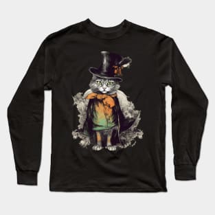 cute cat halloween costume Long Sleeve T-Shirt